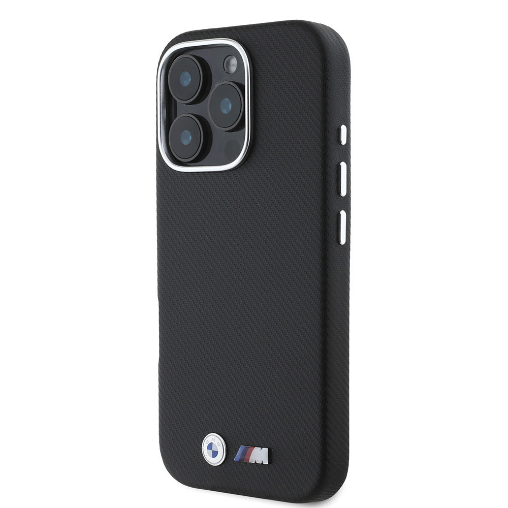BMW iPhone 16 Pro Orjinal Lisanslı Tam Sarılmış Kevlar Tasarımlı Metal Logo Suni Deri Telefon Kılıfı-2 BMW iPhone 16 Pro Orjinal Lisanslı Tam Sarılmış Kevlar Tasarımlı Metal Logo Suni Deri Telefon Kılıfı-2